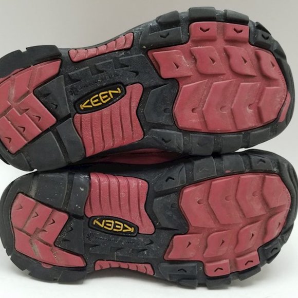 KEEN Pink & Black Hiking Ankle Boots Sz. 7 - Picture 8 of 13